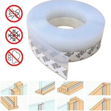 Kapı Pencere Rüzgar Kesici Şerit Bant (3 mt & 3 cm)