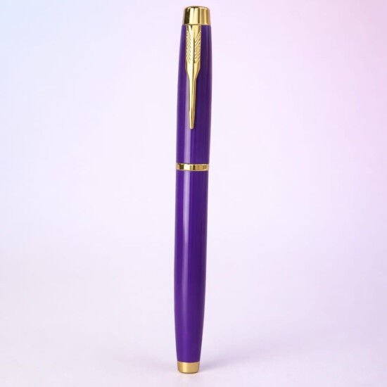 Mor Metal Roller Kalem Öğretmenler Günü Hediyesi