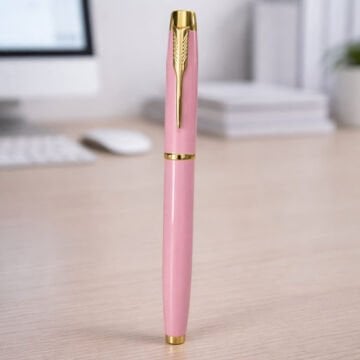 Pembe Metal Roller Kalem Öğretmenler Günü Hediyesi