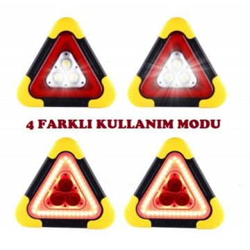 Üçgen Tasarımlı Led Reflektör Acil Durum Feneri