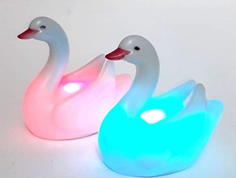 Renk Değiştiren Işıklı Kuğu Masaüstü Gece Lambası