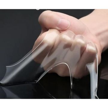 Kolayca kesilebilir Çift Taraflı Şeffaf Bant (1m x 3cm)