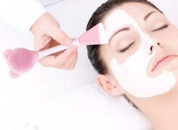 Yumuşak Ve Esnek Cilt Bakım Fırçası Ve Maske Spatulası