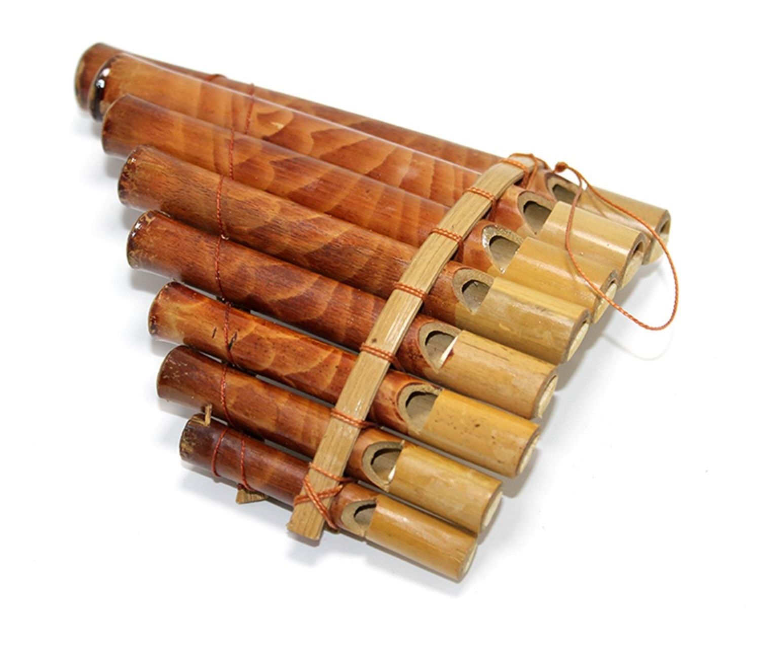 Bambu Pan Flüt Müzik Aleti 15 Cm
