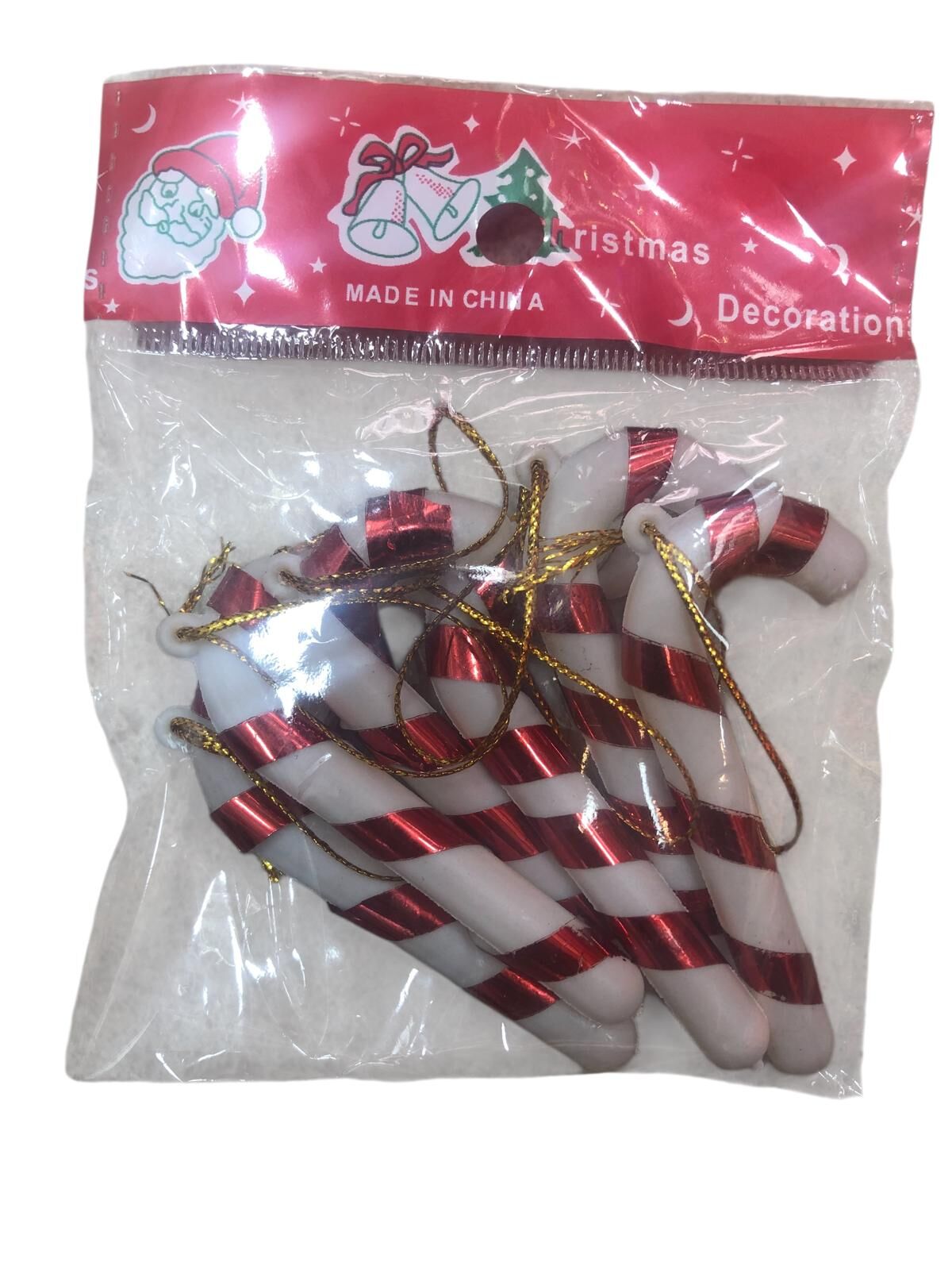 Mini Baston Çam Ağacı Süsü (6 Adet)