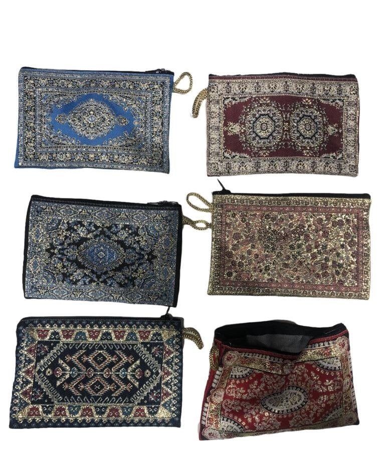 Otantik Dokuma Desenli Cüzdan