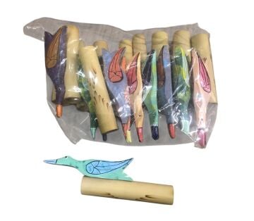 Bambu Ördek Tasarımlı Düdük 15 Cm (10 Adet)
