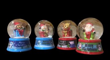 Mini Merry Christmas Yılbaşı Cam Kar Küresi