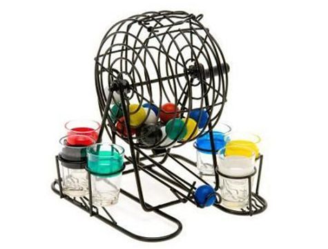 Bingo Shot Oyunu - Bingo Drinking Game 20Cm