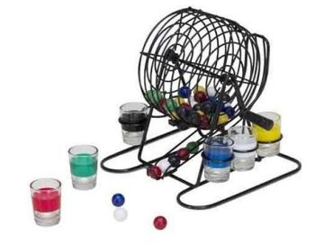 Bingo Shot Oyunu - Bingo Drinking Game 20Cm