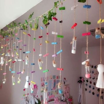 Renkli Mini Ahşap Mandal (100 Adet)