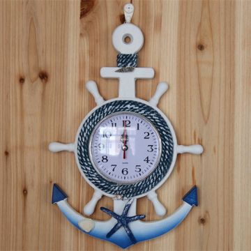 Dekoratif Marin Çapa Şeklinde Duvar Saati