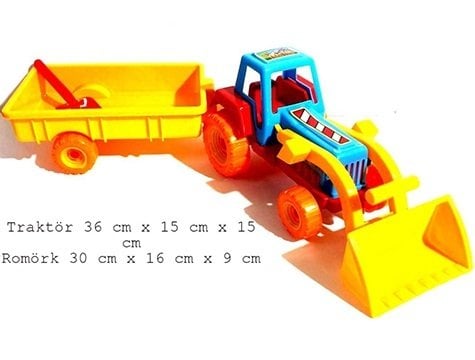 Plastik Kepçeli Traktör Oyuncak
