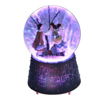 Kış Masalı Sevgili Müzikli Işıklı Cam Kar Küresi