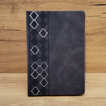 Öğretmenlere Hediye Beyaz Ve Siyah Motifli Promosyon Defter