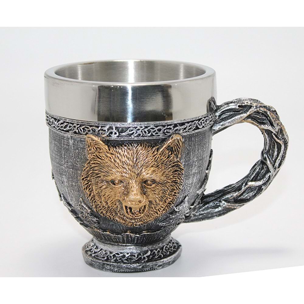 3D Ayı Tasarımlı Çelik Kupa Bardak