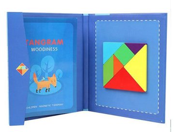 Manyetik Kitapçıklı Tangram Seti
