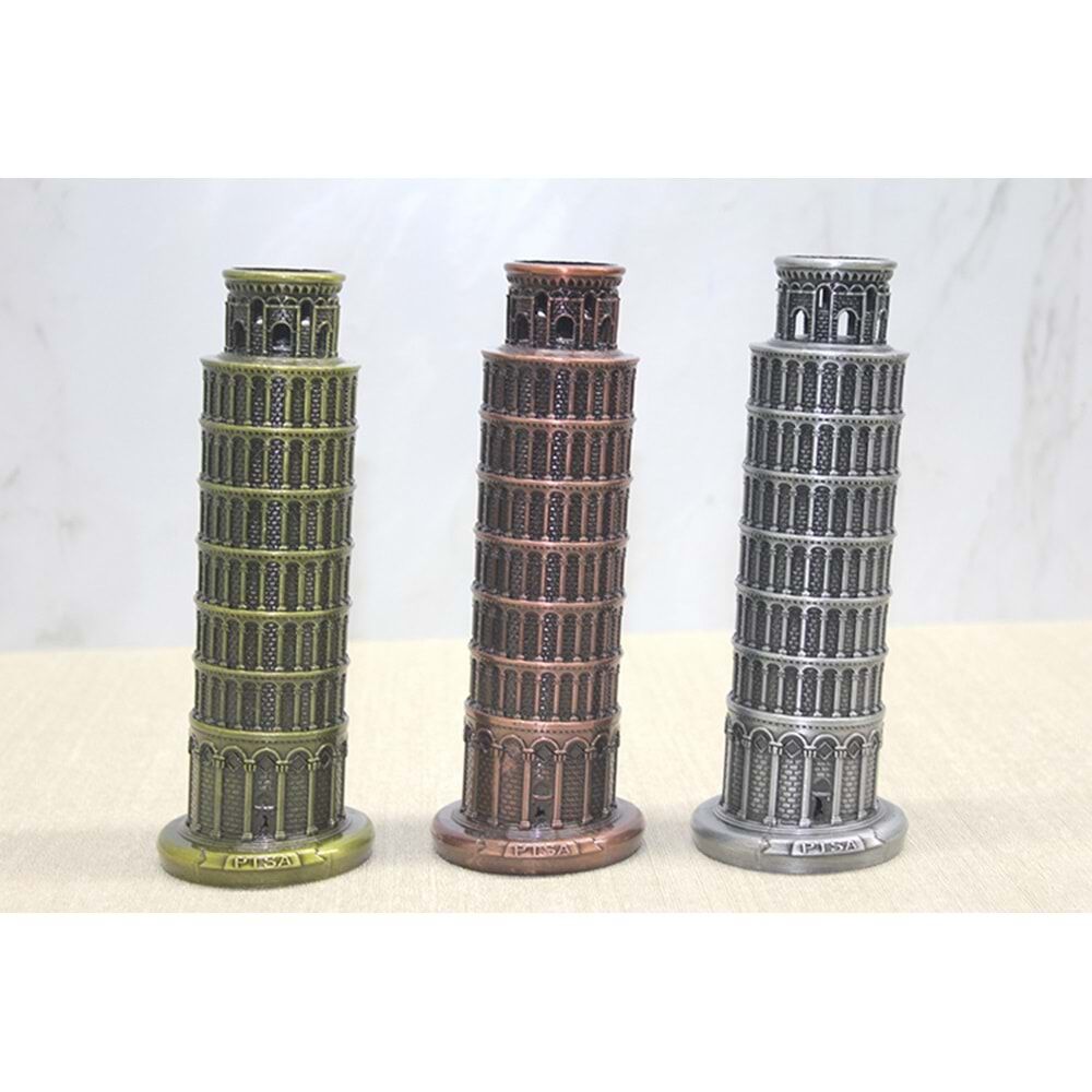 Metal İtalya Pisa Kulesi Biblo