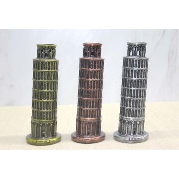 Metal İtalya Pisa Kulesi Biblo