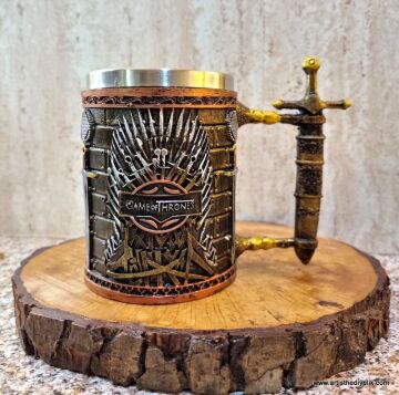 3 Boyutlu Game Of Thrones Çelik 3D Kupa Bardak