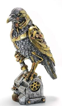 Dekoratif Polyester Karga Tasarımlı Biblo (28 cm)