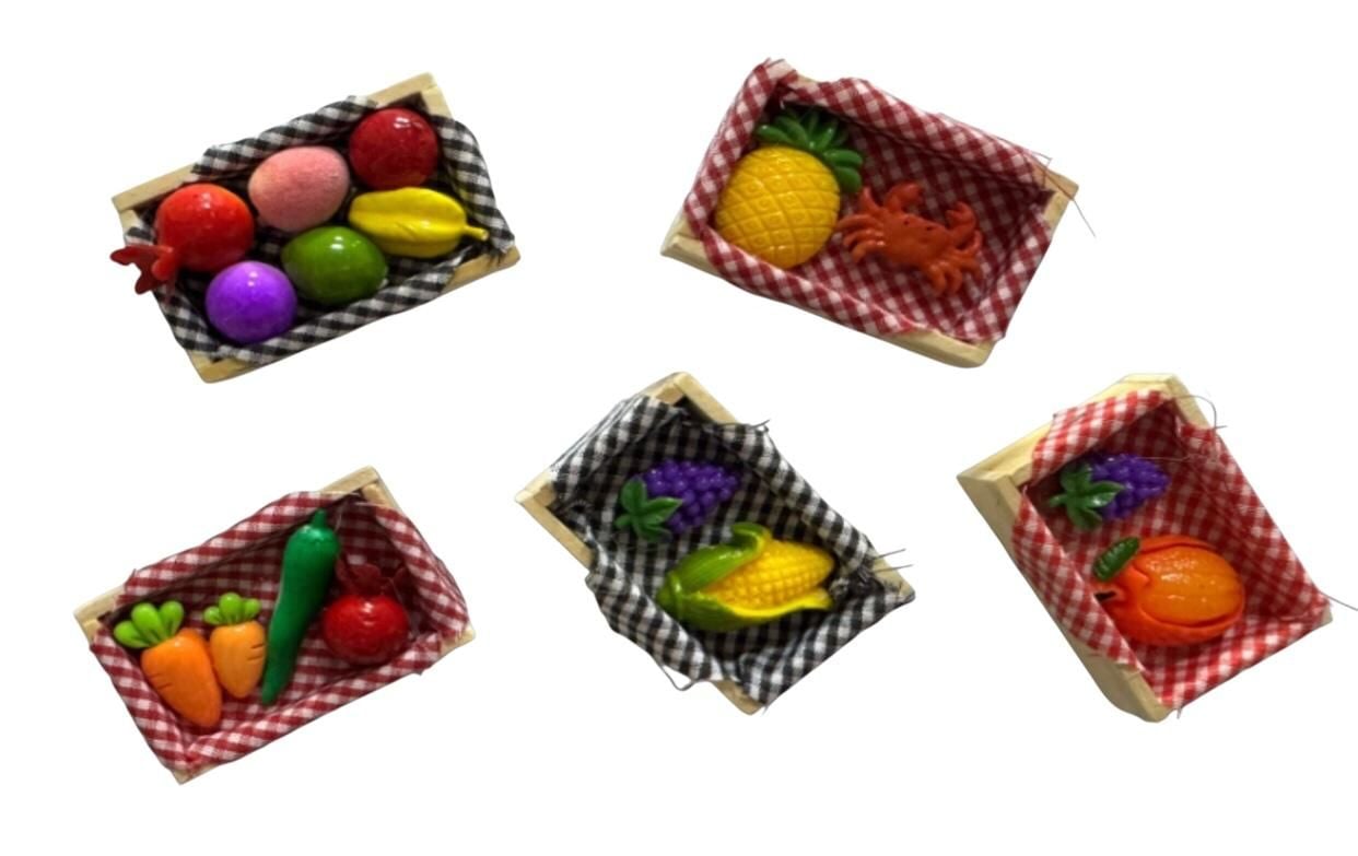 Mini Sebzeler Tasarımlı Magnet