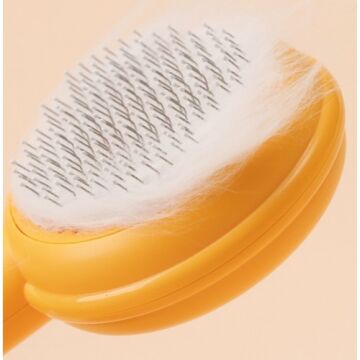 Sarı Hamburger Tasarımlı Otomatik Evcil Hayvan Fırçası