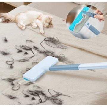 Çift Taraflı Evcil Hayvan Tüy Toplayıcı ve Yüzey Temizleme Fırçası