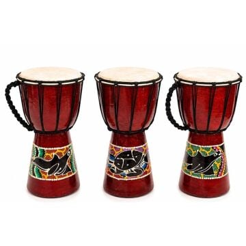 Ahşap Batikli Darbuka 25cm*12 cm
