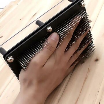 Pinart 3D Metal Çivili Tasarımlı Çerçeve