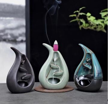 Seramik Armut Tasarımlı (Backflow) Ters Geri Akış Tütsülük