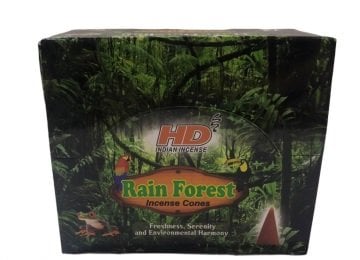 Hd Rain Forest Yağmur Ormanı Konik Tütsü Incense Cones (120 Adet)