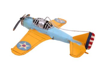 Dekoratif Metal Model Tek Kanat Tasarımlı Savaş Uçağı