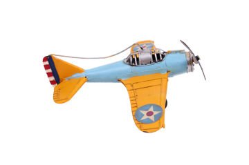 Dekoratif Metal Model Tek Kanat Tasarımlı Savaş Uçağı