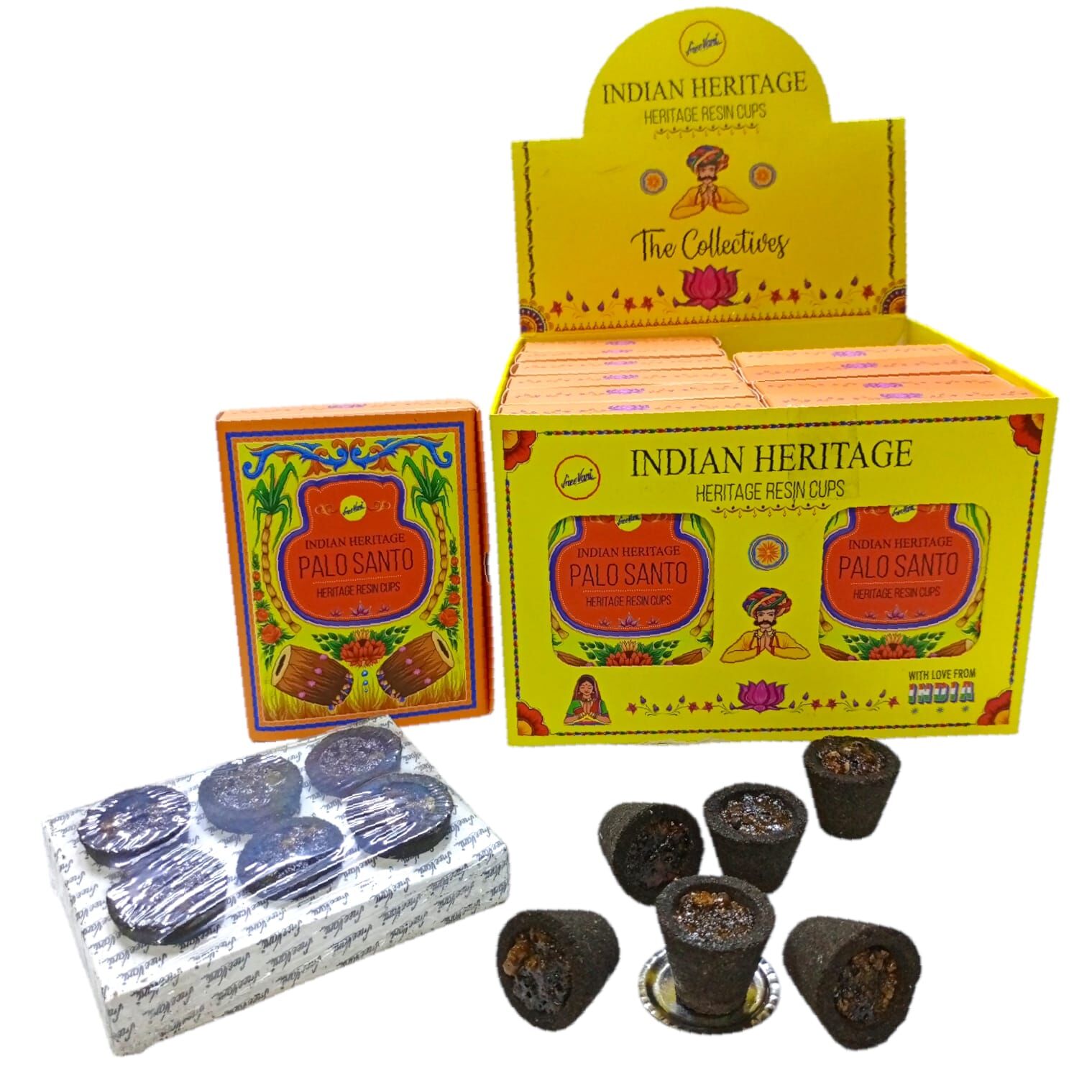 Sree Vani Palo Santo Dış Mekan Cups Tütsü (6 Adet)