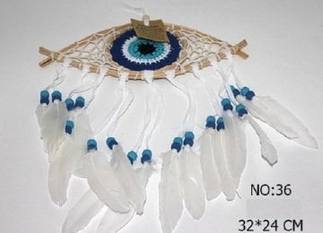 Göz Şeklinde Rüya Düş Kapanı Dream Catcher