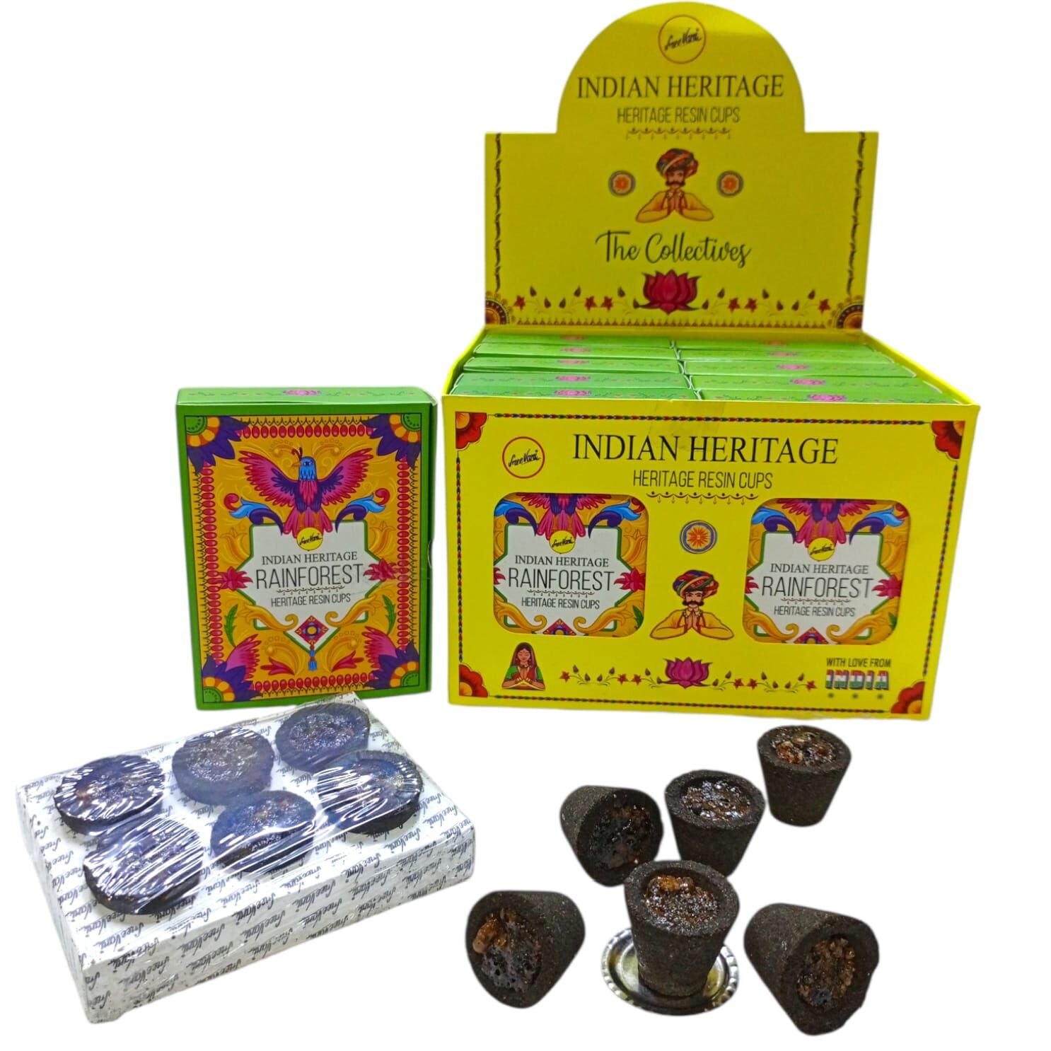 Sree Vani Rain Forest Dış Mekan Cups Tütsü (6 Adet)