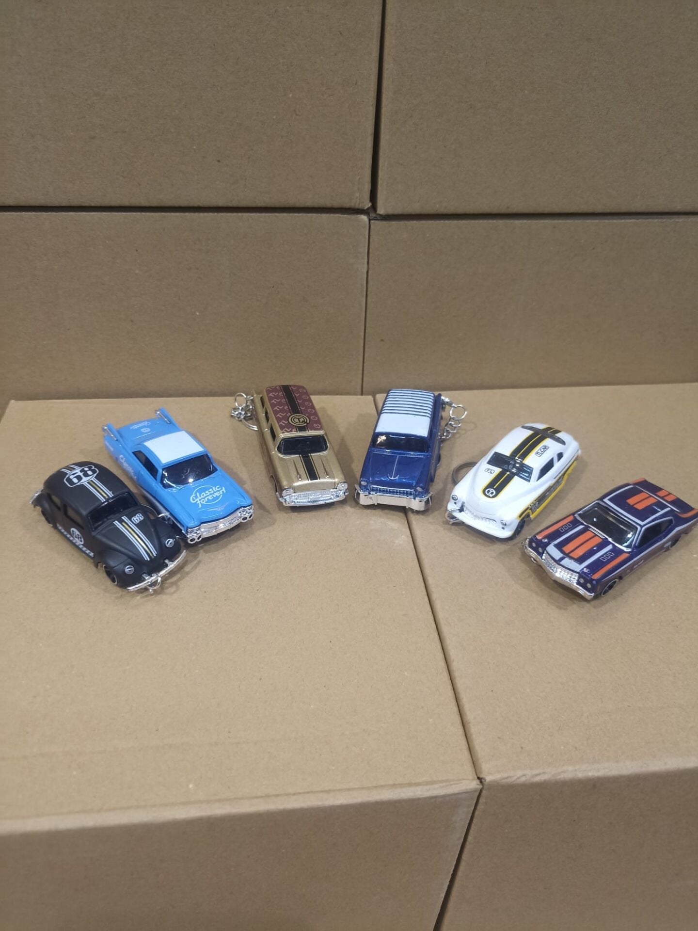 Minyatür Araba Die Cast Model Metal Araba Anahtarlık Model 8