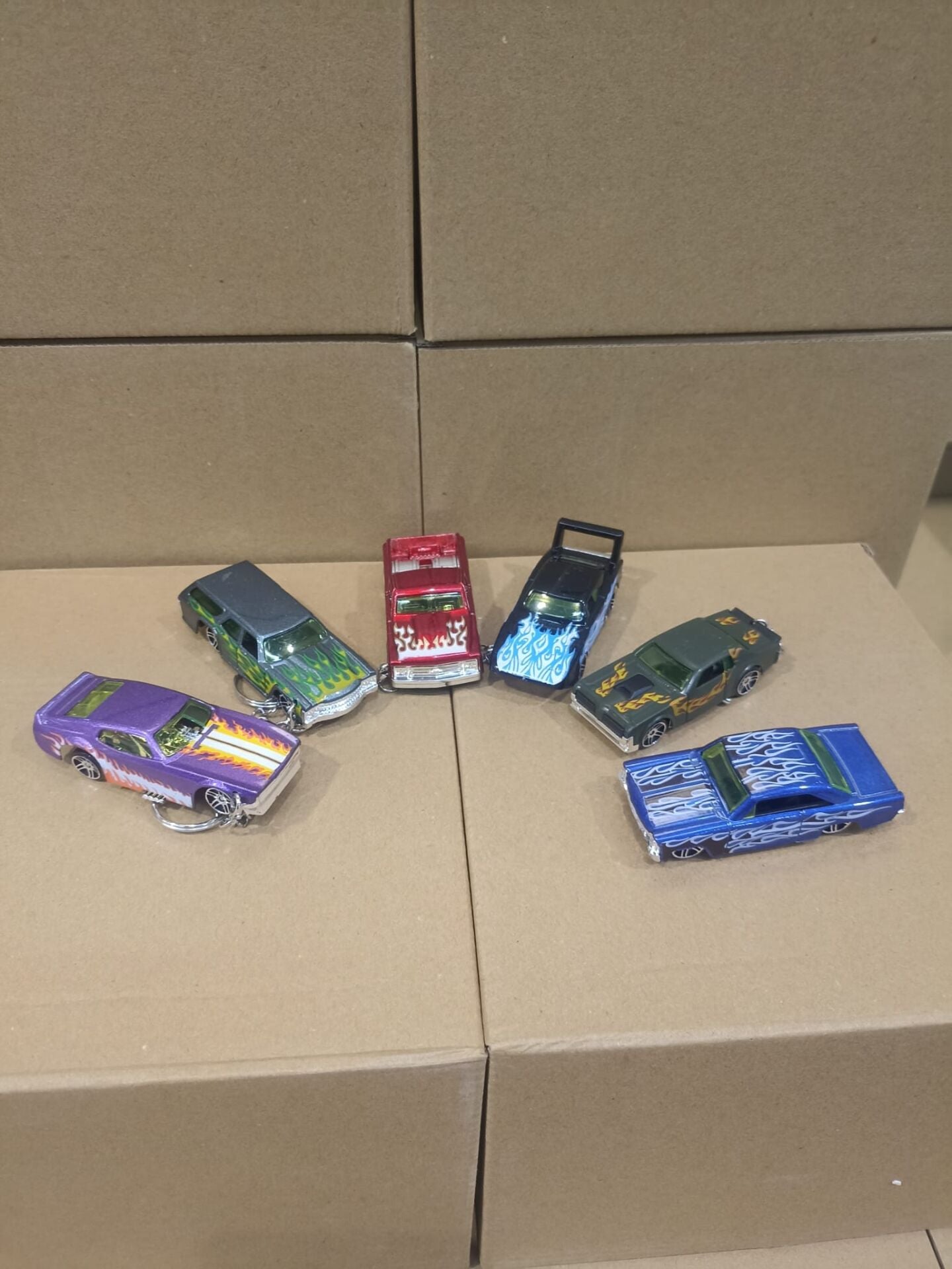 Minyatür Araba Die Cast Model Metal Araba Anahtarlık Model 9