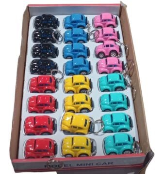 Metal Model Vosvos Çek Bırak Araba Anahtarlık (5cm x 3cm)