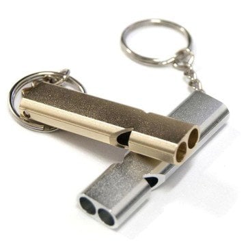 Acil Kamp Düdüğü Alüminyum Islık Anahtarlık