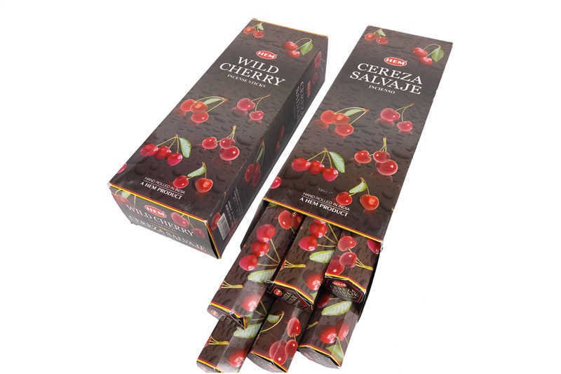 Hem Yaban Kirazı (Wild Cherry) Aromalı Çubuk Tütsü (120 Adet)