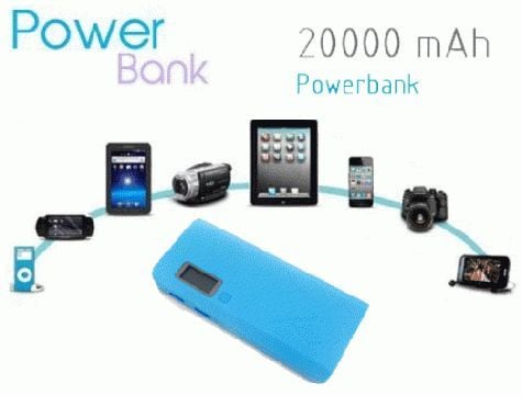 Power Bank Yüksek Kapasiteli Taşınabilir Şarj Aleti (20.000 Mah)