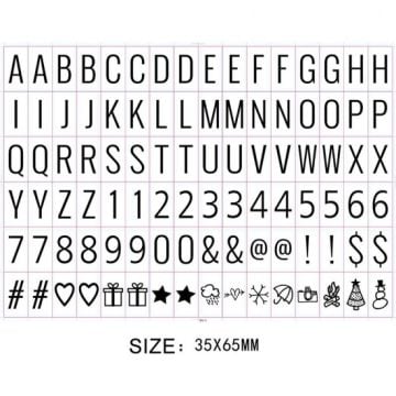 A5 Işıklı Harfli Dekoratif Led Mesaj Panosu Ligtbox