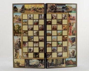 Osmanlı Desenli El İşi Tavla Oyunu