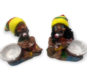 Müzisyen Bob Marley Tasarım Hediyelik Küllük - Toptan Dekoratif Küllük