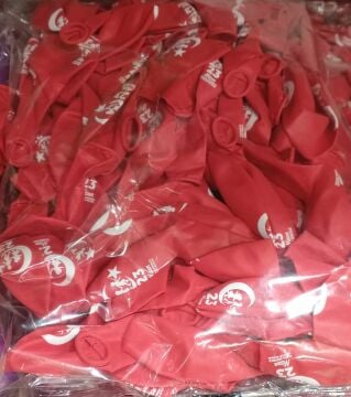 23 Nisan Yazılı Balonlar (100 Adet)