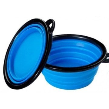 Katlanabilir Kedi Köpek Mama Ve Su Kabı