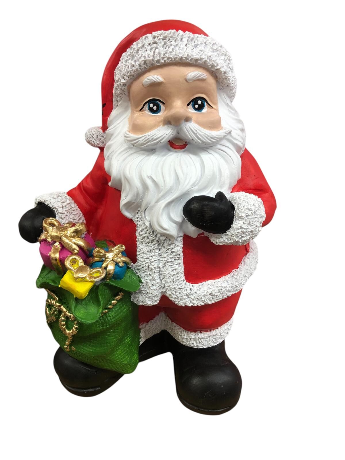 Dekoratif Polyester Noel Baba Biblosu (23 cm)