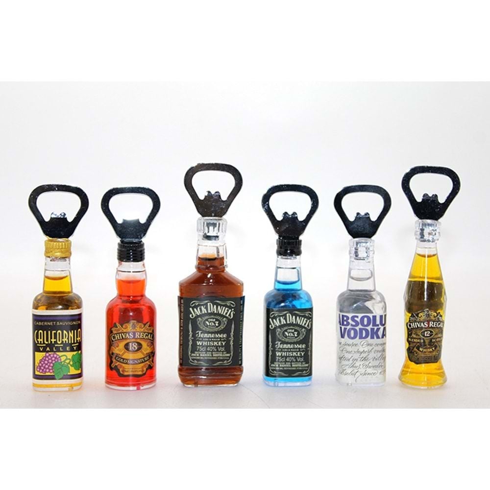 Mini İçki Şişesi Tasarım Magnet ve Açacak (13cm)